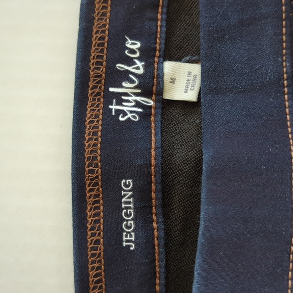 Style & Co. Pull On Jegging Jeans M Blue - Picture 9 of 14